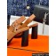 Hermes Heel 9.5cm Platform 2cm Eris 90 sandals with with "H" cut-out in calfskin Brown 2024