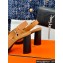 Hermes Heel 9.5cm Platform 2cm Eris 90 sandals with with "H" cut-out in Grained calfskin Brown 2024