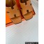Hermes Heel 9.5cm Platform 2cm Eris 90 sandals with with "H" cut-out in Grained calfskin Brown 2024