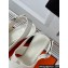 Hermes Heel 9.5cm Platform 2cm Eris 90 sandals with with "H" cut-out in Croco Pattern White 2024