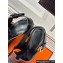 Hermes Heel 9.5cm Platform 2cm Eris 90 sandals with with "H" cut-out in Croco Pattern Black 2024