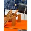 Hermes Heel 9.5cm Platform 2cm Ilona 90 sandals with oversized Kelly buckle in calfskin Brown 2024