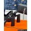 Hermes Heel 9.5cm Platform 2cm Ilona 90 sandals with oversized Kelly buckle in calfskin Black 2024