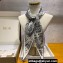 Dior Plan de Paris Dior Diamond White and Black Silk Twill 35x110cm 2024