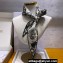 Dior Toile de Jouy Soleil Dior Diamond White and Navy Blue Silk Twill 35x110cm 2024