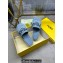 Fendi Sunshine flatform slides Denim Light Blue 2024