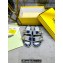 Fendi Feel Women/Men slides Canvas Fabric Blue 2024