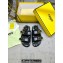Fendi Feel Women/Men slides Canvas Fabric Dark Blue 2024