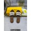 Fendi Signature slides raffia White 2024