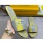 Fendi Signature slides Canvas Fabric Yellow 2024