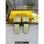 Fendi Signature slides Canvas Fabric Yellow 2024