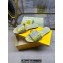 Fendi Signature slides Canvas Fabric Yellow 2024