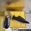 Fendi Flair leather low-tops Sneakers Top Quality Black 2024