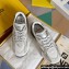Fendi First 1 fabric trainers Sneakers Top Quality Gray 2024