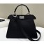 Fendi Peekaboo ISeeU Petite Bag Black Selleria with 306 hand-sewn topstitches 2024