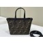 Fendi Roll Mini Bag Brown FF jacquard 2024