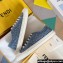 Fendi Domino Women/Men FF Blue denim low-tops Sneakers 2024