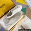 Fendi Domino Women/Men FF canvas fabric low-tops Sneakers White Top Quality 2024