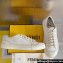 Fendi Domino Women/Men FF canvas fabric low-tops Sneakers White Top Quality 2024