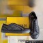 Fendi Domino Women/Men FF canvas fabric low-tops Sneakers Black Top Quality 2024