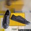 Fendi Domino Women/Men FF canvas fabric low-tops Sneakers Black Top Quality 2024