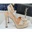 Dior Heel 12cm Platform 3cm Or Dway Heeled Sandals in Creamy Cotton Embroidered with Thread and Silver-Tone Strass 2024