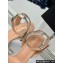 Dior Heel 12cm Platform 3cm Or Dway Heeled Sandals in Creamy Cotton Embroidered with Thread and Silver-Tone Strass 2024