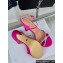 Dior Heel 12cm Platform 3cm Sunset Heeled Sandals in Fuchsia Satin and Silver-Tone Strass 2024