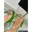 Dior Heel 12cm Platform 3cm Sunset Heeled Sandals in Green Satin and Silver-Tone Strass 2024