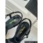 Dior Heel 12cm Platform 3cm Sunset Heeled Sandals in Black Satin and Silver-Tone Strass 2024