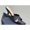 Dior Heel 8cm Tribales Heeled Slides in Black Satin with resin pearls 2024