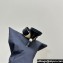 Dior Heel 8cm Tribales Heeled Slides in Black Satin with resin pearls 2024