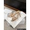 Dior Heel 8cm Adiorable Heeled Slides in Nude Fringed Grosgrain with Bow and Pearl 2024