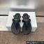Dior Heel 5.5cm Thong Sandals in Calfskin Black with Studs 2024