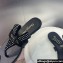 Dior Heel 5.5cm Thong Sandals in Calfskin Black with Studs 2024