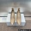 Dior Heel 8cm Jolie Dior Pumps in Nude Patent Calfskin 2024