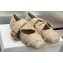 Dior Songe Ballet Flats in Nude Fringed Grosgrain 2024