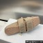 Dior Songe Ballet Flats in Nude Fringed Grosgrain 2024