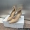 Dior Heel 8cm Jolie Dior Pumps in Nude Patent Calfskin 2024