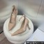 Dior Heel 8cm Jolie Dior Pumps in Nude Patent Calfskin 2024