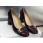 Dior Heel 8.5cm C'est Pumps in Patent Calfskin Burgundy 2024