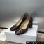 Dior Heel 8.5cm C'est Pumps in Patent Calfskin Burgundy 2024