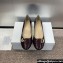 Dior Heel 3.5cm C'est Pumps in Patent Calfskin Burgundy 2024