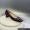 Dior Heel 3.5cm C'est Pumps in Patent Calfskin Burgundy 2024