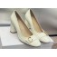 Dior Heel 8.5cm C'est Pumps in Patent Calfskin White 2024