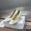 Dior Heel 8.5cm C'est Pumps in Patent Calfskin White 2024