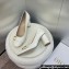 Dior Heel 8.5cm C'est Pumps in Patent Calfskin White 2024