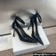 Dior Heel 8cm Jolie Dior Pumps in Black Patent Calfskin 2024