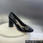 Dior Heel 8.5cm C'est Pumps in Patent Calfskin Black 2024
