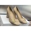 Dior Heel 8.5cm C'est Pumps in Patent Calfskin Beige 2024
